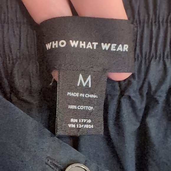 Who What Wear Cotton Button-Down A-line Skirt - Picture 3 of 5